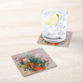 Vase van bloemen, Redon Kartonnen Onderzetters (Insitu)