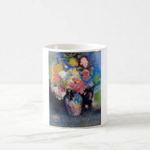 Vase van bloemen, Redon Koffiemok