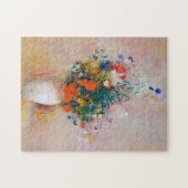Vase van bloemen, Redon Legpuzzel (Horizontaal)