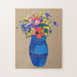 Vase van bloemen, Redon Legpuzzel