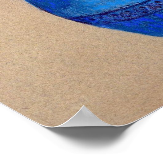 Vase van bloemen, Redon Poster (Hoek)