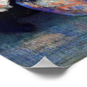 Vase van bloemen, Redon Poster (Hoek)