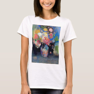 Vase van bloemen, Redon T-shirt