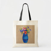 Vase van bloemen, Redon Tote Bag (Voorkant)