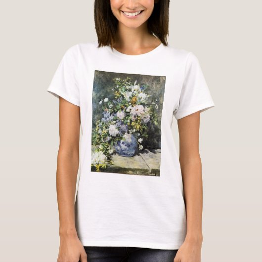 Vase van bloemen t-shirt (Voorkant)