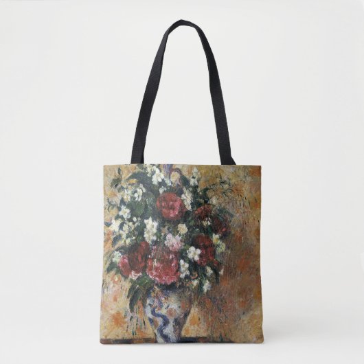 Vase van bloemen tote bag (Voorkant)