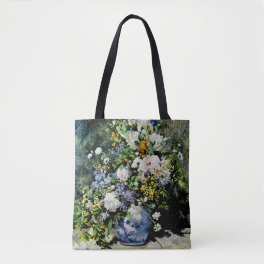 Vase van bloemen tote bag (Voorkant)
