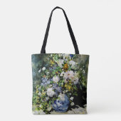 Vase van bloemen tote bag (Achterkant)