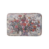 Vase van bloemen, Zinnias, door Maurice Prendergas Badmat (Voorkant)