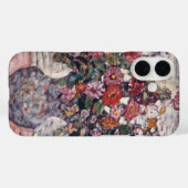 Vase van bloemen, Zinnias, door Maurice Prendergas Case-Mate iPhone Case (Achterkant (horizontaal))