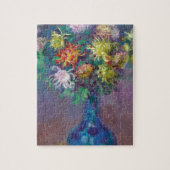 Vase van Chrysanthemums Claude Monet Legpuzzel (Verticaal)