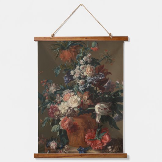 Vase van de bloemen - Jan van Huysum Hangend Wandkleed (Voorkant)