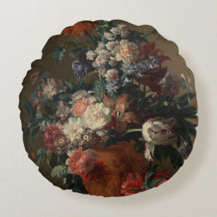 Vase van de bloemen - Jan van Huysum Rond Kussen