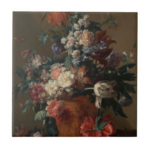 Vase van de bloemen - Jan van Huysum Tegeltje