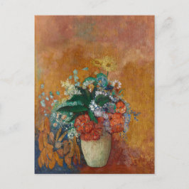 Vase van de bloemen - Odilon Redon Oil Painting Briefkaart