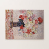 Vase van de Peonies Monet Fine Art Legpuzzel (Horizontaal)