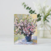 Vase van Flowers Claude Monet Briefkaart (Staand voorkant)