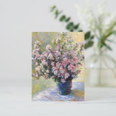 Vase van Flowers Claude Monet Briefkaart (Staand voorkant)