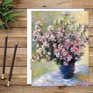 Vase van Flowers Claude Monet Briefkaart