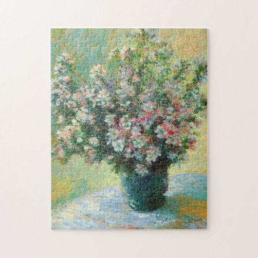 Vase van Flowers Fine Art Claude Monet Fine Art Legpuzzel (Verticaal)