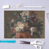 Vase van het Klassieke schilderen van Bloemen Tissuepapier (Craft)