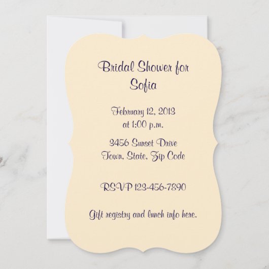 Vase van het Vrijgezellenfeest van de Peonies Mone Kaart (Achterkant)