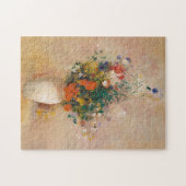 Vase van kunstschilderkunst met museum legpuzzel (Horizontaal)