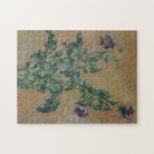 Vase van papaver Monet Fine Art Legpuzzel (Horizontaal)