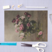 Vase van Rozen door Eva Gonzales Tissue Paper Tissuepapier (Craft)