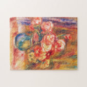 Vase van Rozen door Pierre-Auguste Renoir Legpuzzel (Horizontaal)