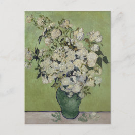 Vase van Rozen door Vincent Van Gogh Briefkaart