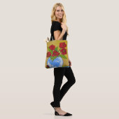 Vase van Tulpen Tote Bag (Op model)