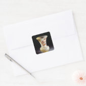 Vase Vierkante Sticker (Envelop)