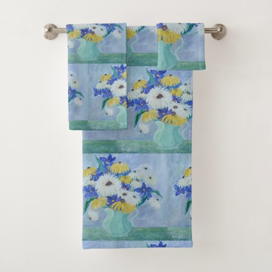 Vase vol dagen bad handdoek (Insitu)