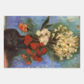 Vase with Carnations by Vincent van Gogh Inpakpapier Vel (Voorkant 3)