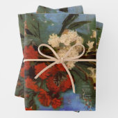Vase with Carnations by Vincent van Gogh Inpakpapier Vel (In situ)