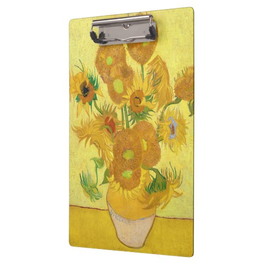Vase with fifteen sunflowers by Vincent Van Gogh Klembord (Links)