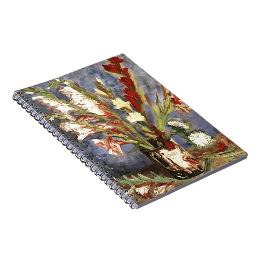 Vase with Gladioli by Vincent van Gogh, 1886. Notitieboek (Rechterzijde)