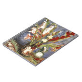 Vase with Gladioli by Vincent van Gogh, 1886. Notitieboek (Linkerzijde)