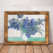 Vase with Irises Vincent van Gogh  Poster