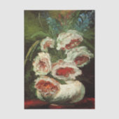 Vase with Peonies by Vincent van Gogh Tissuepapier (Voorkant)