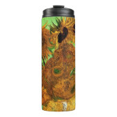 Vase with Twelve Sunflowers by Vincent van Gogh Thermosbeker (Voorkant)