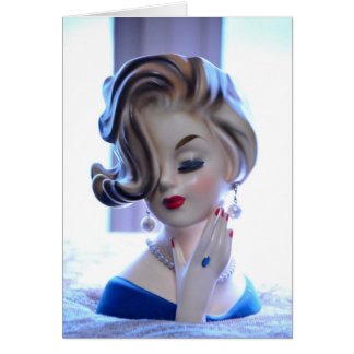 Vase Woman Flip Hair