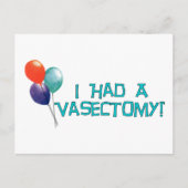 Vasectomie Briefkaart (Voorkant)