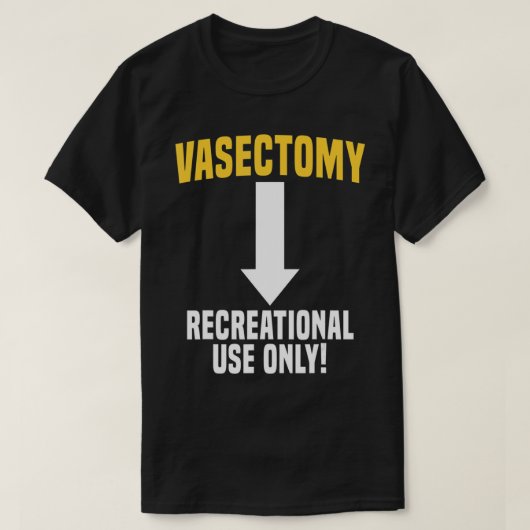 Vasectomie Chirurgie Survivor Birth Control Family T-shirt (Design voorkant)