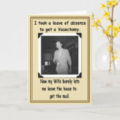 Vasectomie - gezond worden kaart (Gele Bloem)