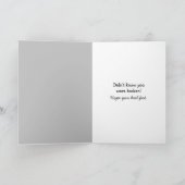 Vasectomie humor met chimpansee kaart (Binnen)