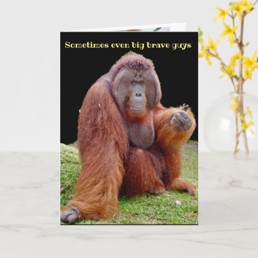 Vasectomie Humor wordt snel beter Kaart (Gele Bloem)