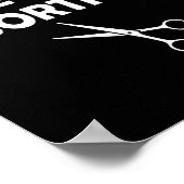 Vasectomie Prevent Abortion Feminist Women Right Poster (Hoek)