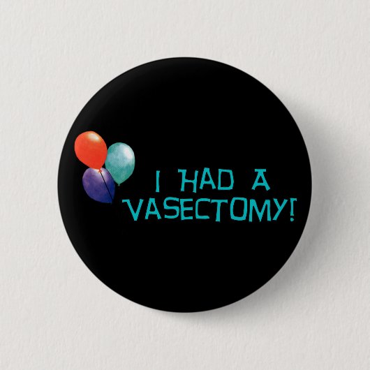 Vasectomie Ronde Button 5,7 Cm (Voorkant)